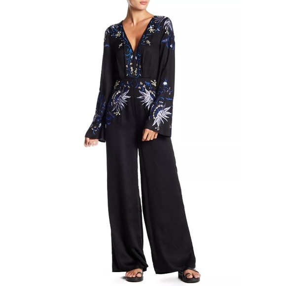 Free People Gypsy Rose Jumpsuit - Picture 1 of 9